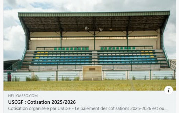 Paiement des cotisations 2025-2026 !
