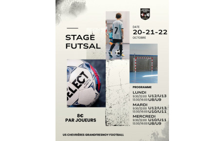 Stage Futsal !